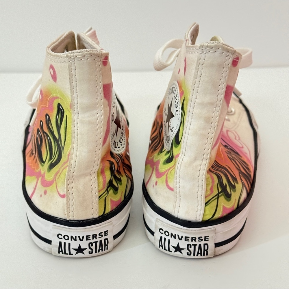 Chuck Taylor All Star Converse Airbrush Graffiti Size Women 7 | Men 5 - Picture 9 of 13